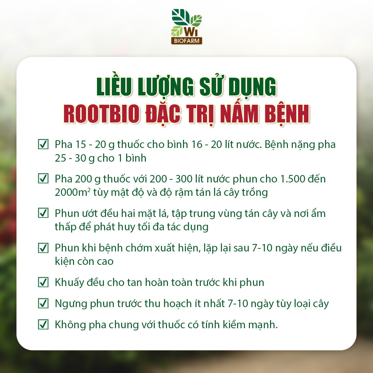 ROOTBIO Đặc Trị Nấm Bệnh - Ảnh 7